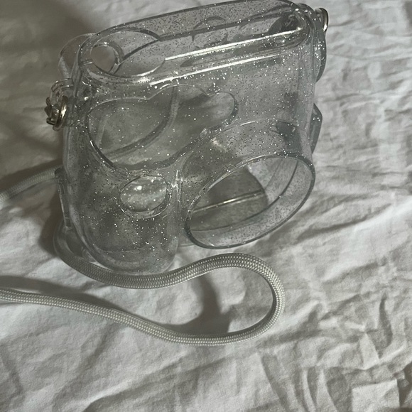 Glitter polaroid case with string carrier - Picture 3 of 4